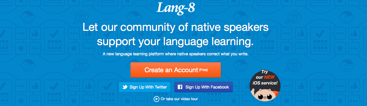 lang8 - language exchange platform